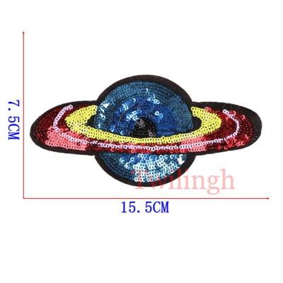 

twilingh Patches Big Universe Embroidered Iron on Patch for Clothing