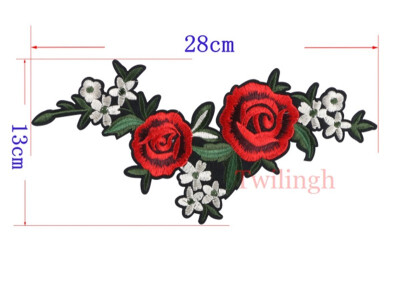 

1 Pcs Brand Flower Patches 5 Style Sticker Embroidery Motif Applique Garment Bride Women DIY Clothes Bride Wedding Dress Party