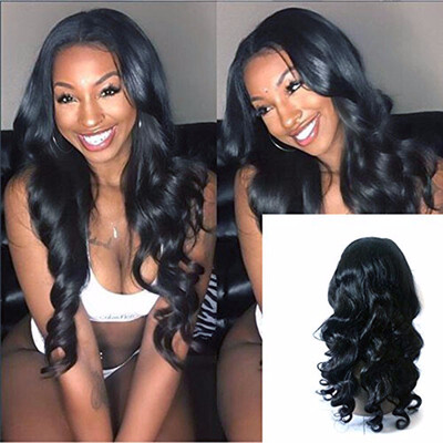 

9A Long Wavy Lace Front Human Hair Wigs Unprocessed Brazilian Virgin Hair wigs with Baby Hair 150 Density for Women16-26 inches