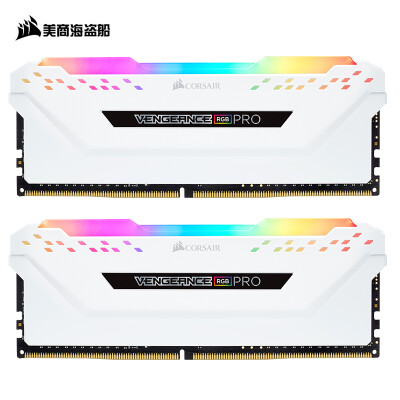 

USCORSAIR Avengers RGB PRO Light Bar DDR4 3000 16GB 8Gx2 Desktop Memory White