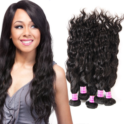 

Glary Hot Sell Brazilian Water Wave Virgin Hair 5PCS Brazilian Human Hair Wet&Wavy Hair Extensions 8A Brazilian Hair Weave
