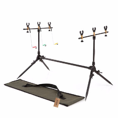 

Lixada Adjustable Retractable Carp Fishing Rod Pod Stand Holder Fishing Pole Pod Stand Fishing Tackle Fishing Accessory