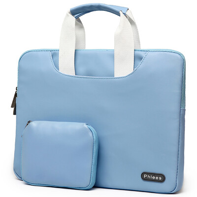 

Phlees Computer Bag 15.4 "Sunshine Series Apple Lenovo ASUS Dell Handheld Notebook Bags Bags MacbookPro / Air Set Blue