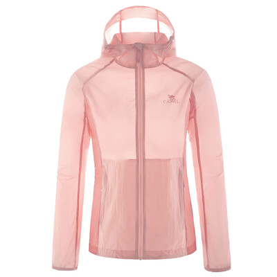 

Camel CAMEL outdoor skin clothing Fan Bingbing with spring and summer thin women windproof skin windbreaker A6S124106 apricot L