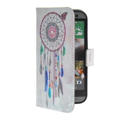 

MOONCASE Pattern Style Leather Side Flip Wallet Card Slot Pouch Stand Shell Back ЧЕХОЛ ДЛЯ HTC One 2 (M8)