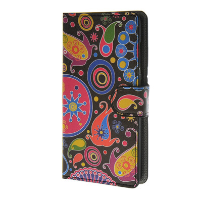 

MOONCASE Flower style Leather Wallet Flip Card Slot Stand Pouch чехол для Microsoft Lumia 540 A08