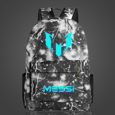 

Student School Backpack Messi Backpacker Teenager Luminous Bags Multicolored Male&Female College Anti-theft Boys School Bag