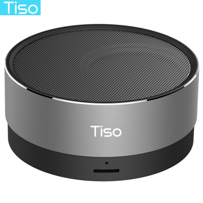 

Tiso T10 metal mini portable wireless Bluetooth speaker 10-15 hours playtime 5W loudspeaker outdoor IPX5 waterproof AUX TF MIC