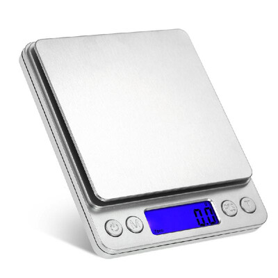 

500 001g Accurate Kitchen Scale Highprecision Jewelry Scale Mini Food Scale Electric Kitchen Scale with Two Trays Kitchen Baking