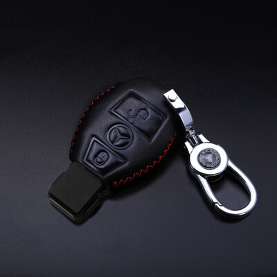 

KING ETING Mercedes Key Case Leather Key Case Car Keychain