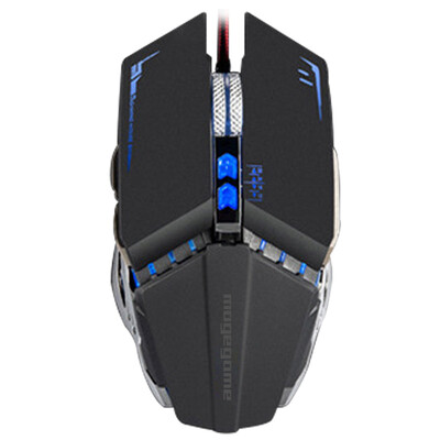 

Kyrgyzstan X6 macro definition wired gaming mouse USB silent lighting LOL CF Jedi survival chicken programming machinery silent esports gaming mouse laptop office games black