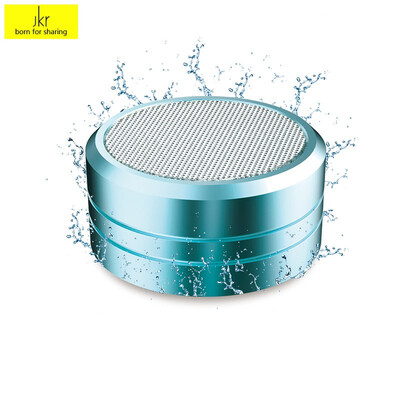 

JKR JKR-5 Waterproof Mini Bluetooth Speaker Portable Colorful Metal 10 Meters Transmission Bluetooth Speakers 5 Colors FM Radio