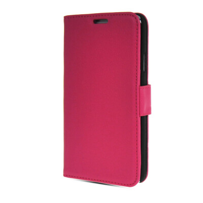 

MOONCASE High quality Leather Side Flip Stand Shell Back ЧЕХОЛ ДЛЯ Samsung Galaxy Note 3 Neo N7505 Hot pink