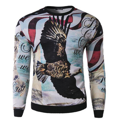 

Zogaa Mens Hoodie 3D Printing Fashion Casual