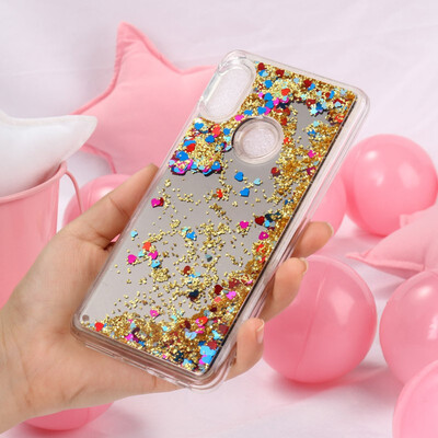 

Akabeila Cover for Sony Xiaomi Redmi Note 5 Pro Case Soft Mirror Dynamic Glitter Phone Protector Cover Note 5 Global Version Bag