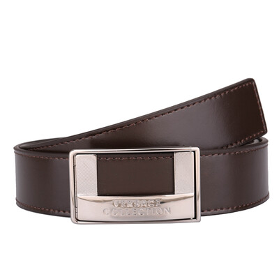

VERSACE COLLECTION Mens Brown Leather Buckle Belt V91011S VM00046 V239 95