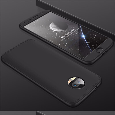 

Goowiiz Phone Case For Motorola Moto G5s PlusG6 Fashion Color collision 360 Degree Coverage PC Full Protection