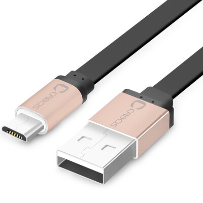 

Ferguson cabos Andrews smartphone data cable microusb charger line general data flat line 3M gold head black line
