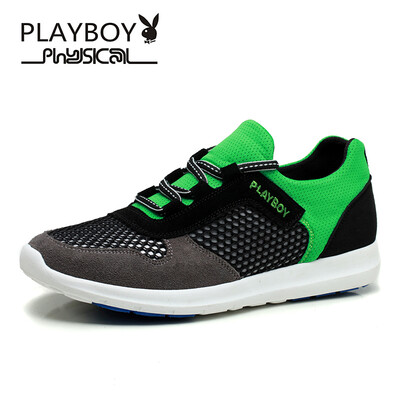 

PLAYBOY brand Breathable runningLeisure sports&mesh2016 spring&summer fashionMens shoes