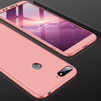 

Goowiiz Phone Case For Huawei Honor 9I9N7A PrimeEnjoy 8E Fashion Color collision 360 Degree Coverage PC