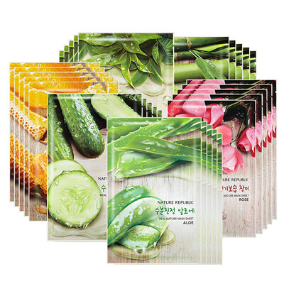 

Natural Republic of the original nature park essence of natural clearing hydrating mask special set 23ml30 pieces moisturizing soothing skin care products men&women