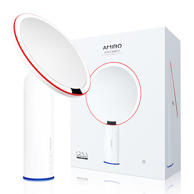 

AMIRO Makeup Mirror O Series White Mirror Smart LED Beauty Mirror Sunlight Desktop Makeup Mirror Plug-in