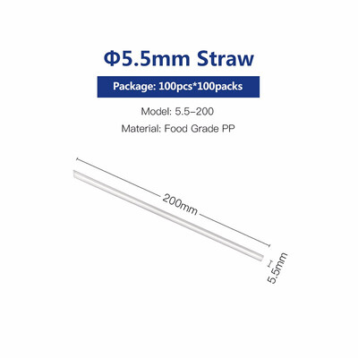 

OTOR 10000pcs5000pcs Disposable PP Plastic Straw for Plastic Cup&Paper Cup Hot Cold Drink Coffee Milk Tea