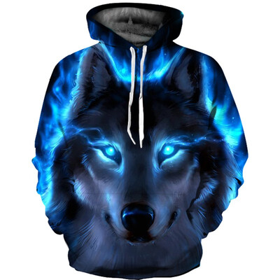 

Mens Hoodie 3D Printed Women Pullover Sweater