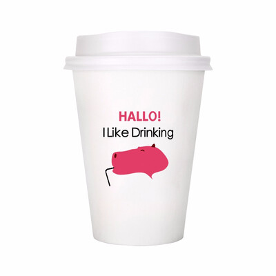 

OTOR 12oz16oz Paper Coffee Tea Cup Disposable Tableware For Cafe Shop Wedding Babyshower Children Birthday Party 1000pcs