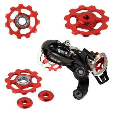 

Road Bicycle Aluminum Alloy Guide Roller 14 Gear Jockey Wheel Part Accessory