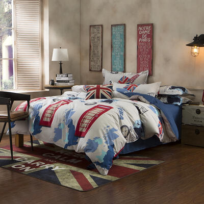 

Baolisi Tc Skin Cotton Ikea Style Blada Four Pieces Beding Set