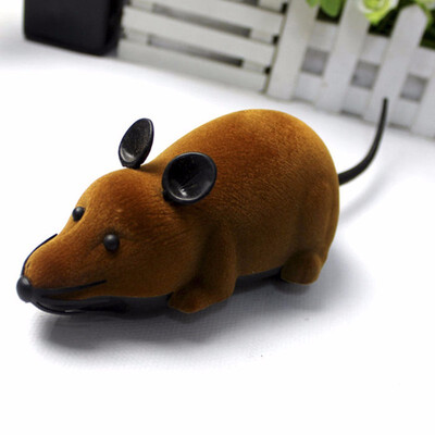 

Hot selling New Black White Funny Pet Cat mice Toy Wireless RC Gray Rat Mice Toy Remote Control mouse For kids toys freeshipping