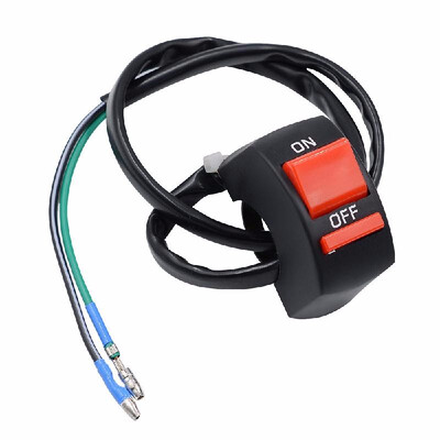

Universal Motorcycle Double Flash Warning Light Switch 22cm 25cm Handlebar Design DIY ON-OFF Switch Accessory for Motorbike Scoo