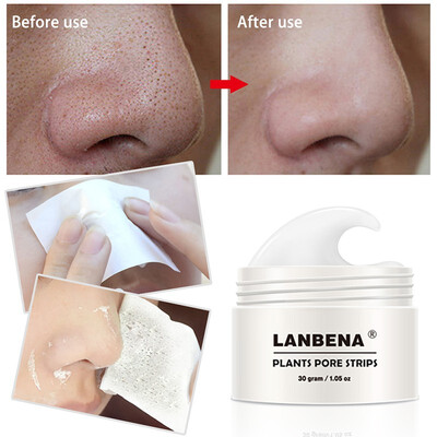 

2018 New style of LANBENA for acne removal nose nose mask strip black mask peeling acne treatment Black deep cleansing Skin Care