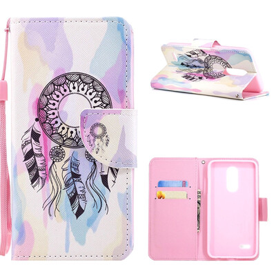 

MOONCASE Huawei Glory 7C Painted Leather Case with Small Hand Strap - Dream Catcher