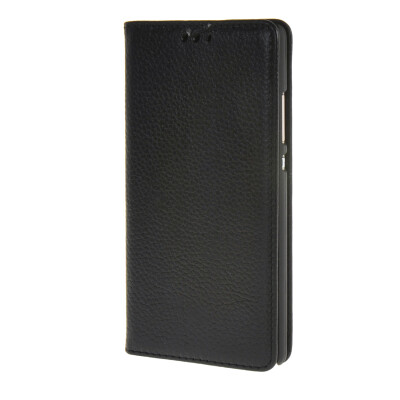 

MOONCASE Case for Huawei Ascend P8 Case Leather Wallet Classical Flip Book Card Slot Bracket Back Cover Black