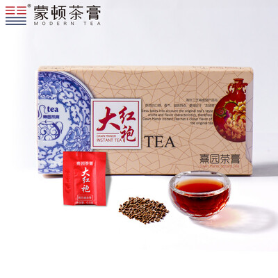 

•Modern tea Dahongpao 20 bags Instant Puer Tea 100 Extraction from Tea Best Wuyi Rock Tea Excellent taste Safe&Convenient