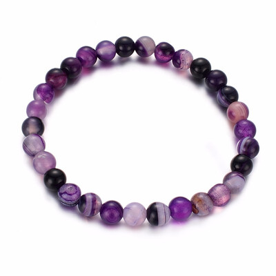 

Yoursfs Onyx Bracelet Peacock Agate Stretch Beaded Bracelet Mothers Gift