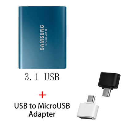 

Samsung External SSD T5 250GB 500G 1T 2T External Solid State HD Hard Drive USB 31 Gen2 10Gbps&backward compatible Phone