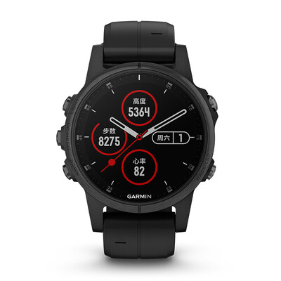 

GARMIN outdoor watch Fenix5splus deep black sapphire mirror