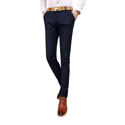 

Zogaa New Korean Mens Pants Slim Stripe