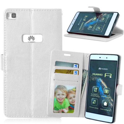 

MOONCASE Case for Huawei Ascend P8 Folio Flip Leather Wallet Card Slot and Foldable Stand Feature Pouch Cover