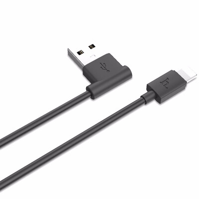 

HOCO 90 Degrees Original Charging Data Cable for Apple Plug iPhone X iPad USB Charger Wire Transfer Sync Mobile Phone Charger