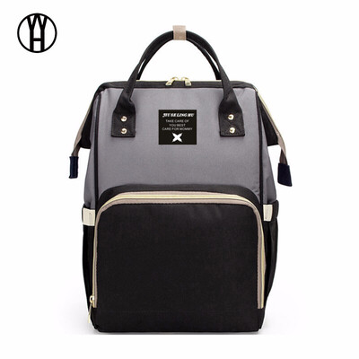 

WH Многофункциональный Сумка для маникюра подгузника Подгузник большой рюкзак Водонепроницаемая путешествия Мама для ребенкаУход