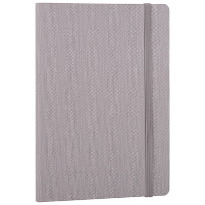 

Deli deli 25k96 mid-range straps leather business notebook notebook notebook diary gray 22244