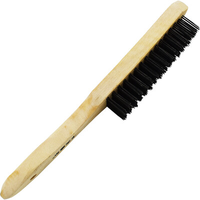 

Kraft Weir wooden handle wire brush descaling brush black wire EM2897