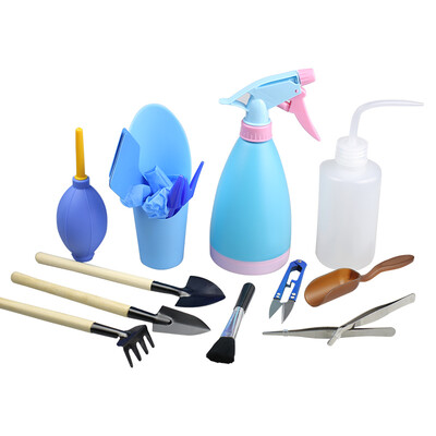 

RAYENR Gardening Tools Set Gardening Shovel Seedlings Garden Plants Multi-Flesh Blowing Potting Tools Combination Garden Tools NR9010