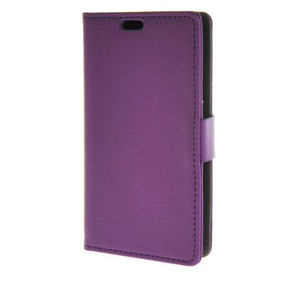 

MOONCASE Litch Skin Leather Card Slot Wallet Bracket Back чехол для LG Joy H220 Purple
