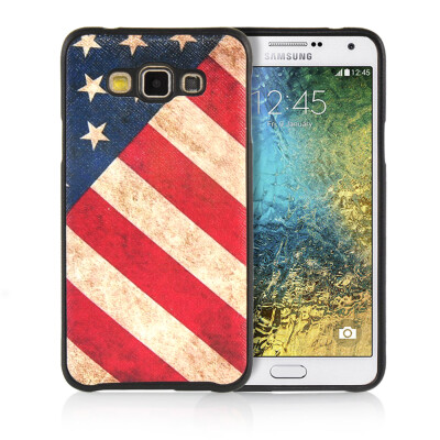 

MOONCASE Painted style Soft Flexible Silicone Gel TPU Skin Shell Back ЧЕХОЛ ДЛЯ Samsung Galaxy E7