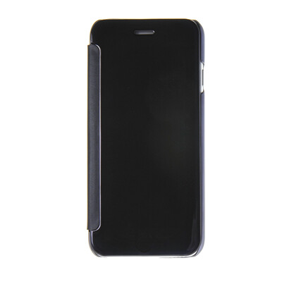 

MOONCASE Hard Rubber Side Flip Pouch Shell Back Case Cover for Apple iPhone 6 ( 4.7 inch ) Black